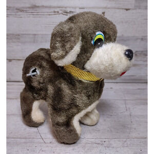 Vintage Wind Up Acrobat Pup by Jamina 1970s Dog Toy *NOT WORKING - PARTS ONLY*